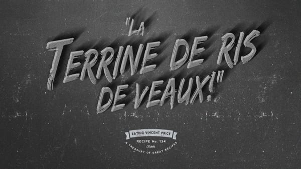 La Terrine de ris de Veau